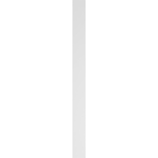 Ekena Millwork Flat Panel PVC Pilaster w/Standard Capital & Base, 5"W x 60"H x 2"P - PILP05X060FP01-2