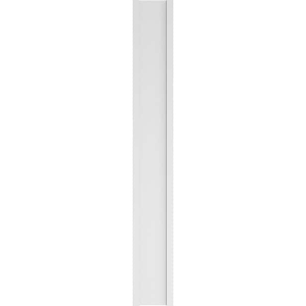 Ekena Millwork Fluted PVC Pilaster w/Decorative Capital & Base, 12"W x 90"H x 2"P - PILP12X090FL02-2