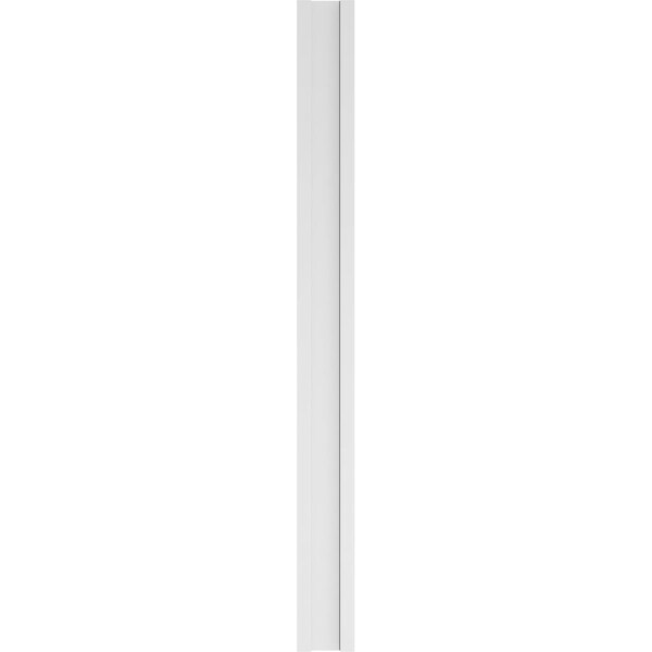 Ekena Millwork Plain PVC Pilaster w/Decorative Capital & Base, 8"W x 90"H x 2"P - PILP08X090SM02-2
