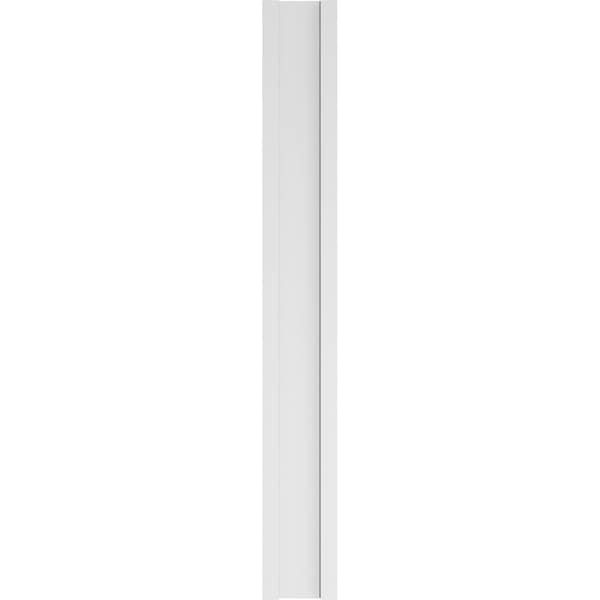 Ekena Millwork Fluted PVC Pilaster w/Decorative Capital & Base, 9W x 72H x 2P, PR - PILP09X072FL02-2