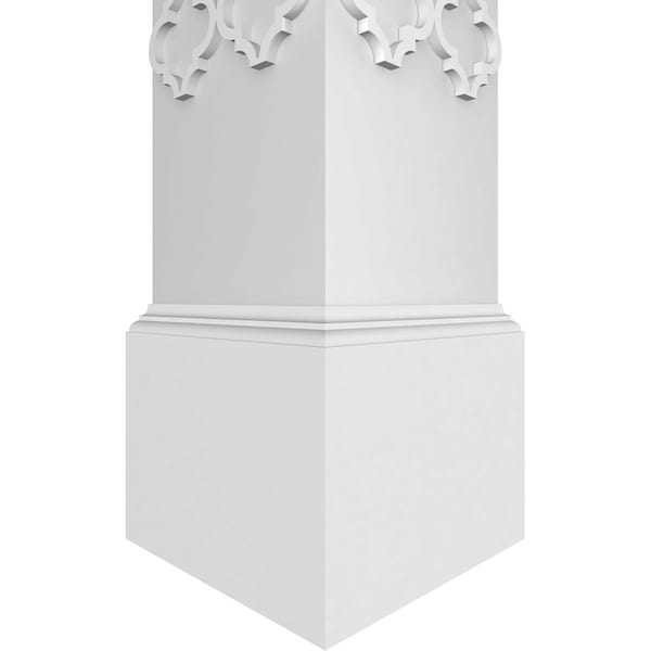 Ekena Millwork Craftsman Classic Square Non-Tapered Medium Marrakesh Fretwork Column - CC1208ENMKMMIMI