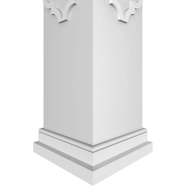 Ekena Millwork Craftsman Classic Square Non-Tapered Large Marrakesh Fretwork Column - CC1008ENMKLPRPR