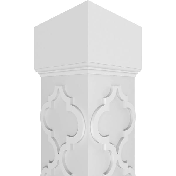 Ekena Millwork Craftsman Classic Square Non-Tapered Large Marrakesh Fretwork Column - CC1010ENMKLMIMI