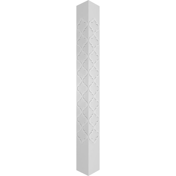 Ekena Millwork Craftsman Classic Square Non-Tapered Large Marrakesh Fretwork Column - CC1208ENMKLPRPR
