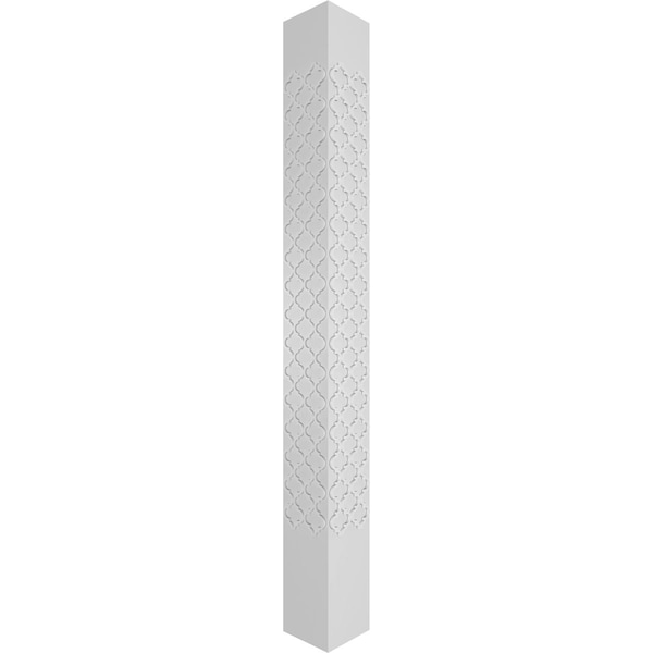 Ekena Millwork Craftsman Classic Square Non-Tapered Medium Marrakesh Fretwork Column - CC0809ENMKMTUTU