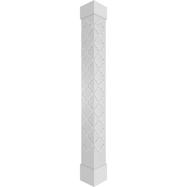Ekena Millwork Craftsman Classic Square Non-Tapered Large Marrakesh Fretwork Column - CC0810ENMKLCSCS
