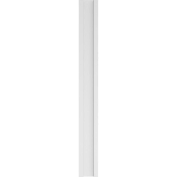 Ekena Millwork Fluted PVC Pilaster w/Standard Capital & Base, 8"W x 72"H x 2"P - PILP08X072FL01-2