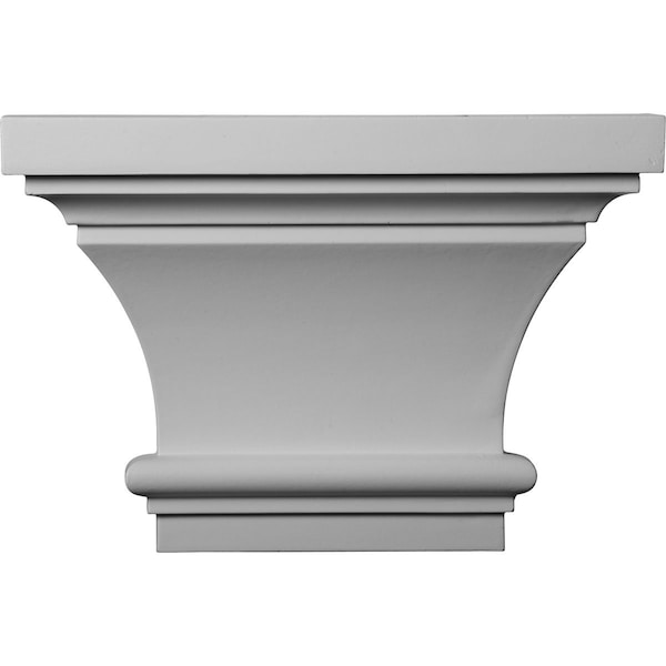 Ekena Millwork 13"W x 8 7/8"H x 4"P Classic Capital (Fits Pilasters up to 7"W x 1"D) - CAP13X09X06CL
