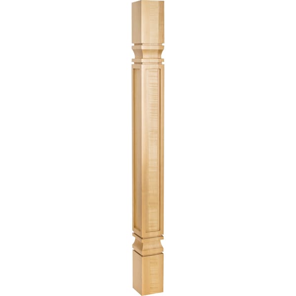 Hardware Resources 3-3/4" Wx3-3/4"Dx35-1/2"H Rubberwood Square Mission Post - PS-9RW