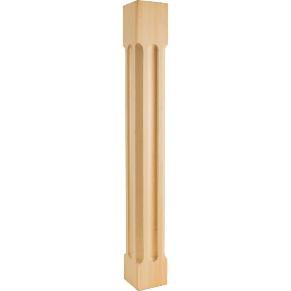 Hardware Resources 5" Wx5"Dx42"H Alder Scooped Post - P78-5-42-ALD