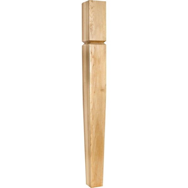 Hardware Resources 3-1/2" Wx3-1/2"Dx35-1/2"H Alder Grooved Arts & Crafts Post - P60-ALD