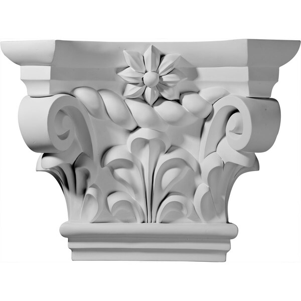 Ekena Millwork 19 1/4"W x 6 1/4"D x 14 3/8"H Kendall Capital (Fits Pilasters up to 10 1/8"W x 1 1/4"D) - CAP19X06X14KD