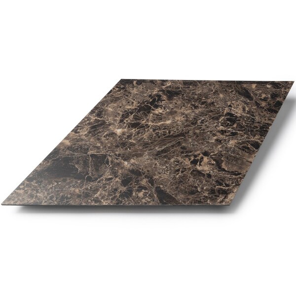 Lucida Surfaces LUCIDA SURFACES, MosaiCore Smoke Stone  Rhombus 9.75 in. x17 in. 3mm 28MIL Glue Down Luxury Vinyl Tiles , 26PK - SC-4252