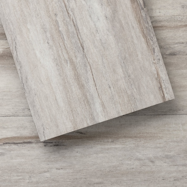 Lucida Surfaces LUCIDA SURFACES, BaseCore Winter 6 in. x36 in. 2mm 12MIL Peel & Stick Vinyl Plank , 55PK - BC-908PLT