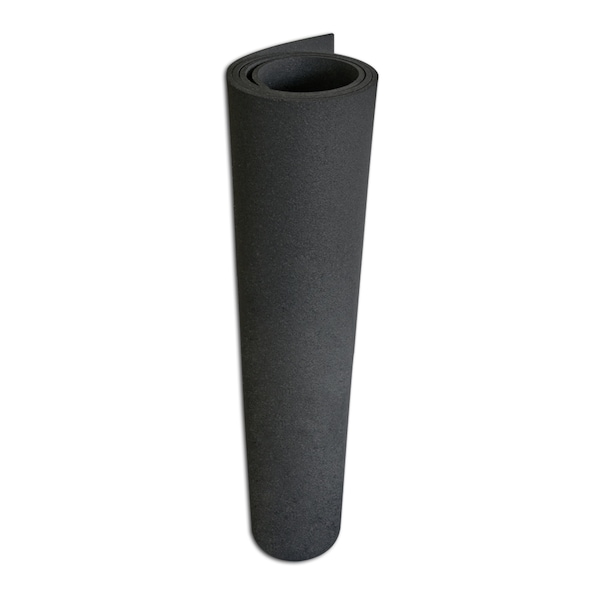 Rubber-Cal Rubber Cal "Elephant Bark" Rubber Flooring - 1/4 in. x 4 ft. x 2.5 ft. - Black - 03_101_WAB