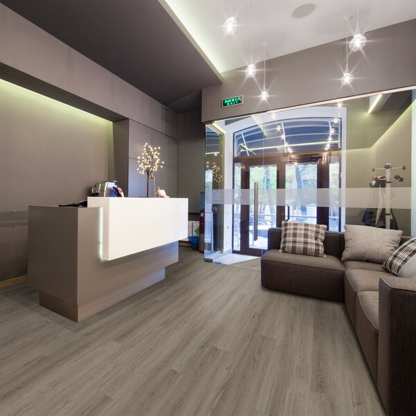 Lucida Surfaces LUCIDA SURFACES, GlueCore Lava 7 5/16 in. x48 in. 3mm 22MIL Glue Down Luxury Vinyl Planks , 60PK - GC-310PLT