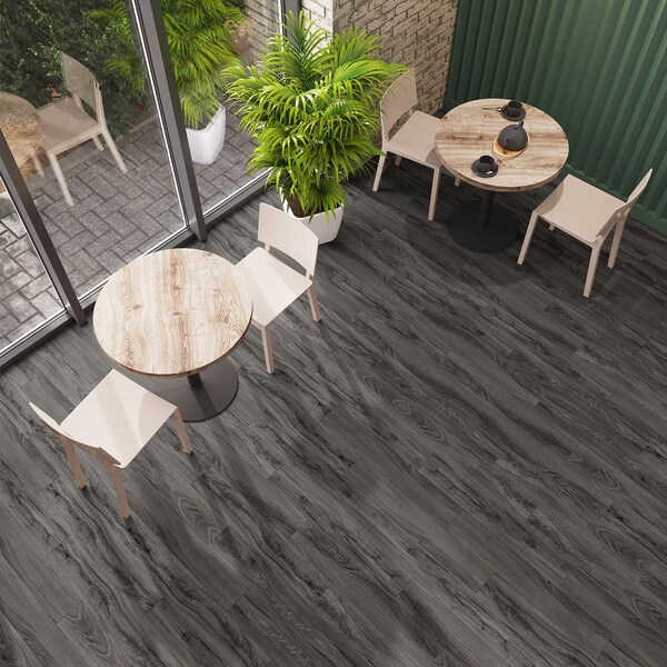 Lucida Surfaces LUCIDA SURFACES, PresCore Weathered 6 in. x36 in. 2mm 12MIL Glue Down Luxury Vinyl Planks , 55PK - PC-1107PLT