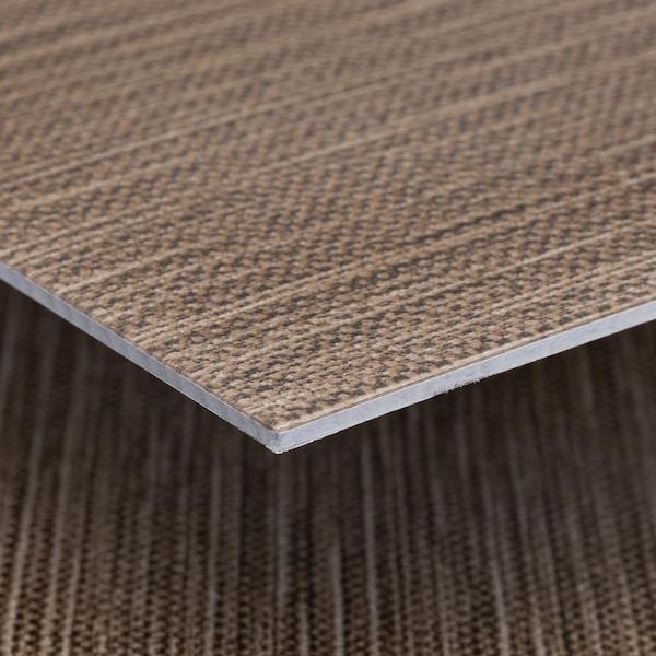 Lucida Surfaces LUCIDA SURFACES, FabCore Copper Knit 12 in. x24 in. 3mm 28MIL Glue Down Luxury Vinyl Tiles , 60PK - FC-3705PLT