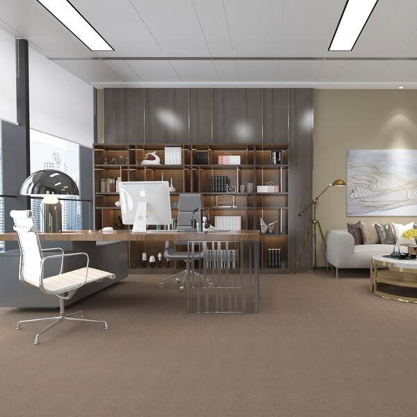 Lucida Surfaces LUCIDA SURFACES, FabCore Copper Knit 12 in. x24 in. 3mm 28MIL Glue Down Luxury Vinyl Tiles , 60PK - FC-3705PLT