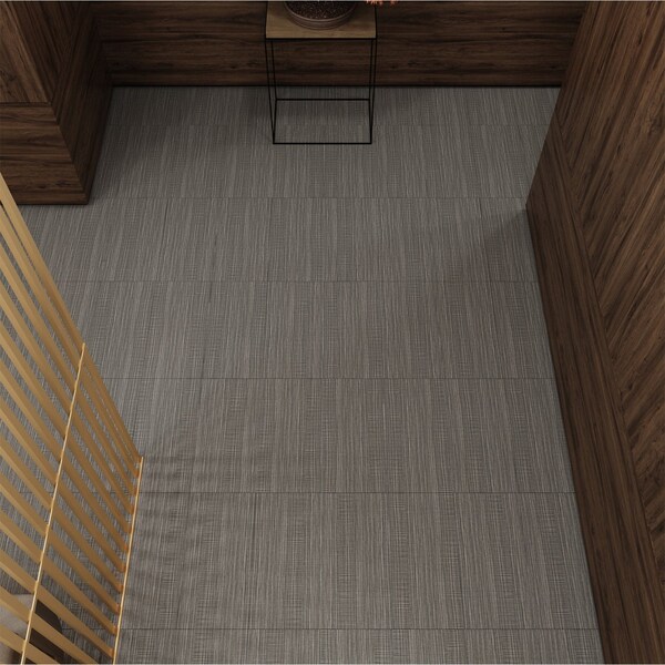 Lucida Surfaces LUCIDA SURFACES, FabCore Granite Weave 12 in. x24 in. 3mm 28MIL Glue Down Luxury Vinyl Tiles , 60PK - FC-3605PLT