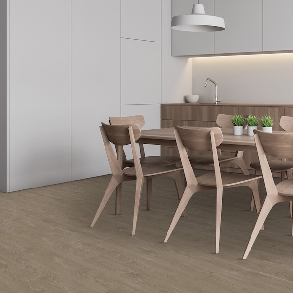 Lucida Surfaces LUCIDA SURFACES, TruCore Sandstorm 7 5/16 in. x48 in. 5.8mm 22MIL Interlocking Luxury Vinyl Planks , 10PK - TC-801
