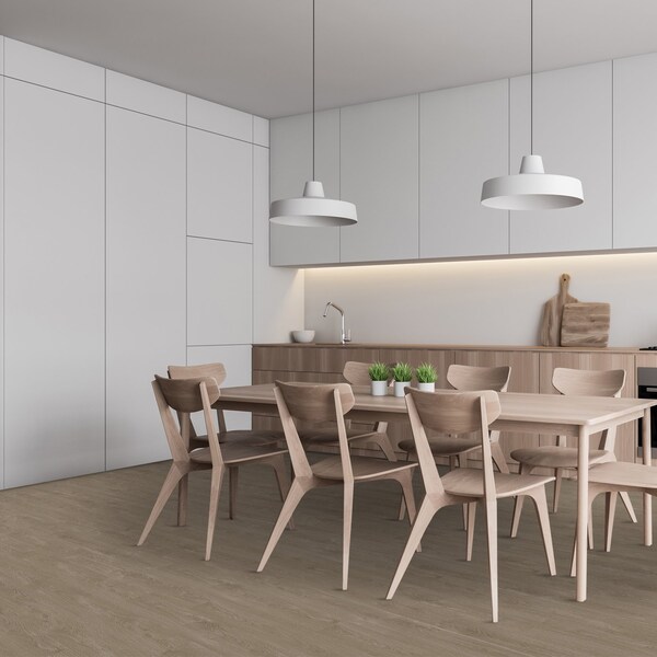 Lucida Surfaces LUCIDA SURFACES, TruCore Sandstorm 7 5/16 in. x48 in. 5.8mm 22MIL Interlocking Luxury Vinyl Planks , 10PK - TC-801