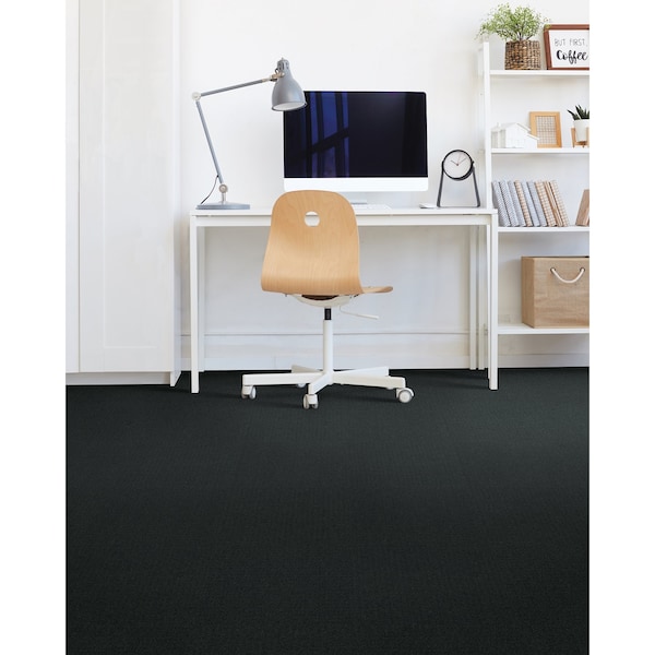 Mohawk Mohawk Advance 24 x 24 Carpet Tile with Colorstrand Nylon Fiber in Carbon 96 sq ft per carton - EQ306-989