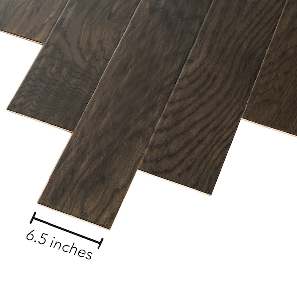 Mohawk Advance Natural Engineered Wood w/ Long-lasting Finish in Barista Hickory, 6.5 in. x 9.5-48 in. - LFW05-96