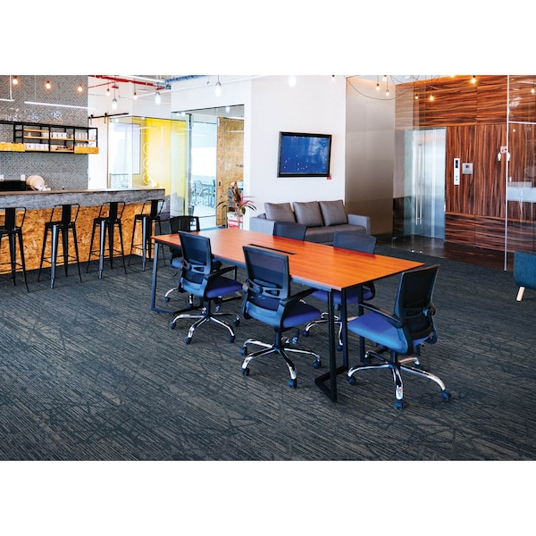 Mohawk Mohawk Advance 12 x 36 Carpet Tile SAMPLE with EnviroStrand PET Fiber in River Walk - EB800-559