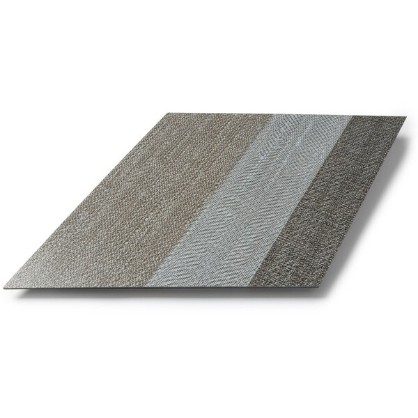 Lucida Surfaces LUCIDA SURFACES, MosaiCore Sahara Braid  Rhombus 9.75 in. x17 in. 3mm 28MIL Glue Down Luxury Vinyl Tiles , 99PK - SC-4208PLT