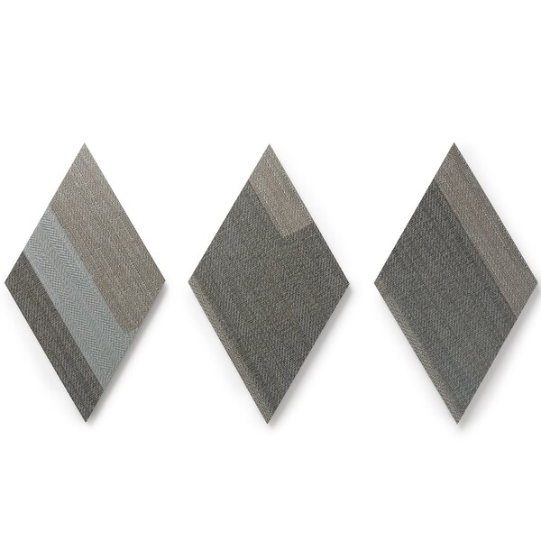 Lucida Surfaces LUCIDA SURFACES, MosaiCore Sahara Braid  Rhombus 9.75 in. x17 in. 3mm 28MIL Glue Down Luxury Vinyl Tiles , 99PK - SC-4208PLT