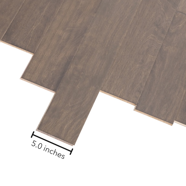 Mohawk Basics Natural Engineered Wood w/ Long-lasting Finish in Autumn Birch, 5 in. x 12-48 in. - LFW02-92