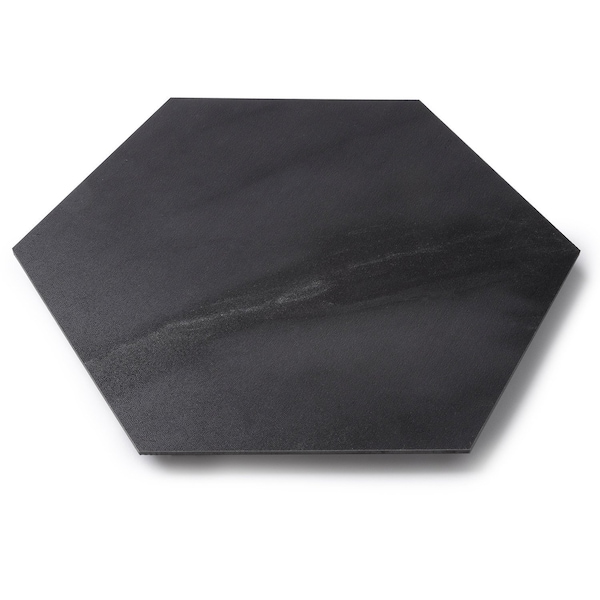 Lucida Surfaces LUCIDA SURFACES, MosaiCore Meteorite Hexagon 8.8 in. x10.375 in. 3mm 28MIL Glue Down Luxury Vinyl Tiles , 25PK - SC-4157
