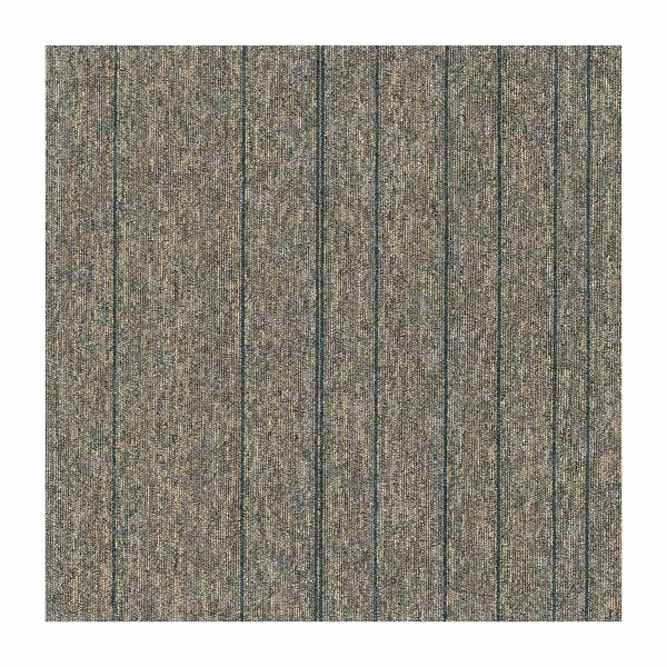 Mohawk Mohawk Basics 24 x 24 Carpet Tile SAMPLE with EnviroStrand PET Fiber in Dime - EB301-959
