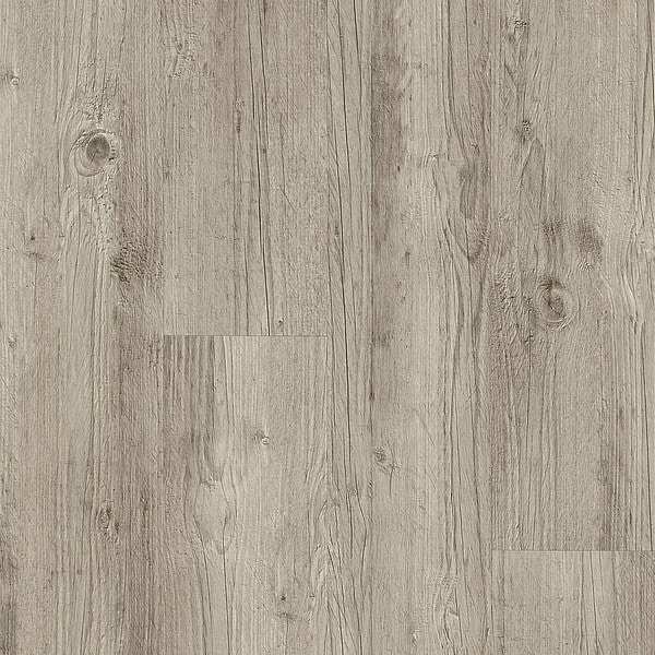 Armstrong Vinyl Floor Tiles, 6 in W, Weathered Gray - U7010651
