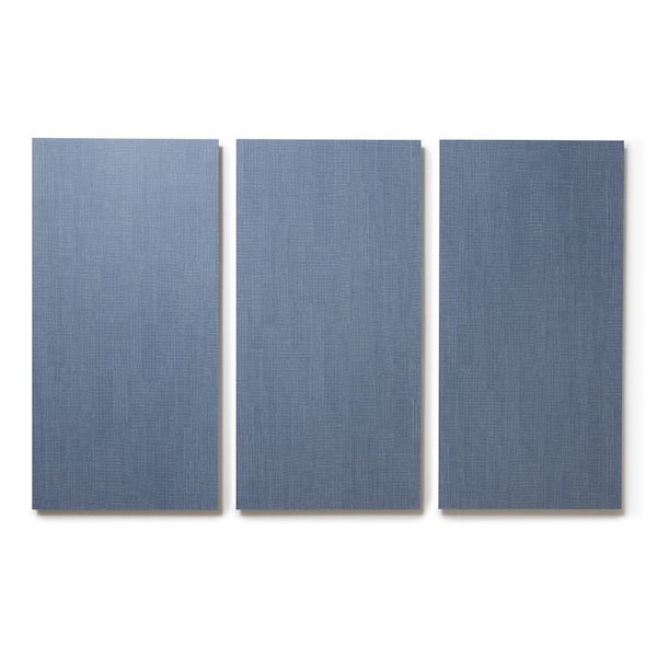 Lucida Surfaces LUCIDA SURFACES, FabCore Cornflower 12 in. x 24 in. 3mm 28MIL Glue Down Luxury Vinyl Tiles (36 sq.ft), 18PK - FC-3312