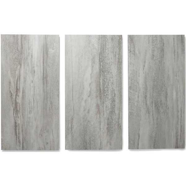 Lucida Surfaces LUCIDA SURFACES, GlueCore Greystone 12 in. x 24 in. 3mm 22MIL Glue Down Luxury Vinyl Tiles (36sq.ft per case), 18PK - GC-323