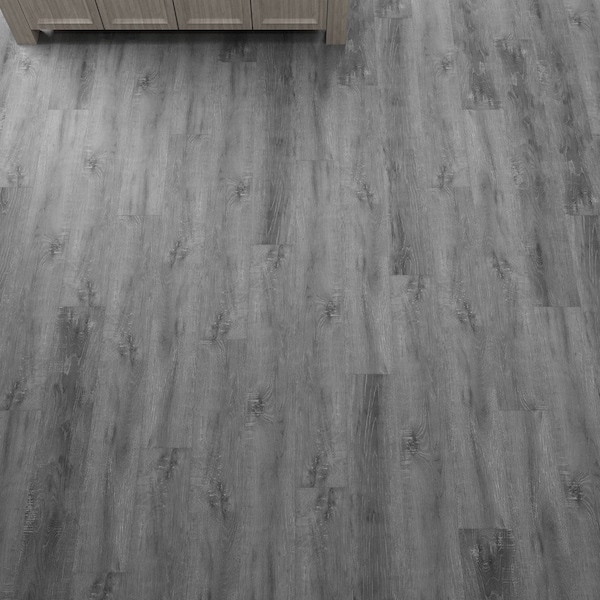 Lucida Surfaces LUCIDA SURFACES, MaxCore Andesite 7 5/16 in. x48 in. 5.8mm 22MIL Interlocking Luxury Vinyl Planks , 45PK - MC-507PLT