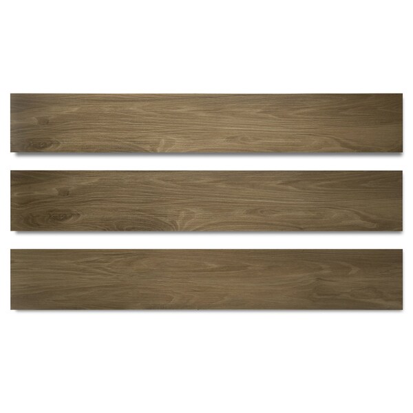 Lucida Surfaces LUCIDA SURFACES, GlueCore Greywood 7 5/16 in. x48 in. 3mm 22MIL Glue Down Luxury Vinyl Planks , 60PK - GC-319PLT