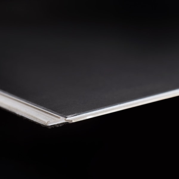 Lucida Surfaces LUCIDA SURFACES, MaxCore Piano Black 7 5/16 in. x48 in. 5.8mm 22MIL Interlocking Luxury Vinyl Planks , 45PK - MC-513PLT