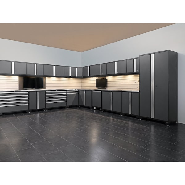 Newage Products Stone Composite 800 sqft 12in x 24in LVt Bundle, Slate Grey - 12466