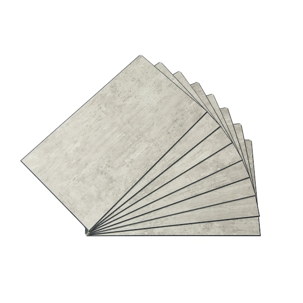 Palisade Vinyl Wall Tile 25.6"L x 14.8"W in Wind Gust (Carton of 8) - 53006