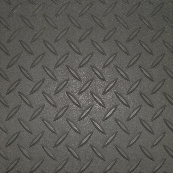 Diamond Deck 5 x 35 ft. Charcoal Textured Rollout Flooring - 86535