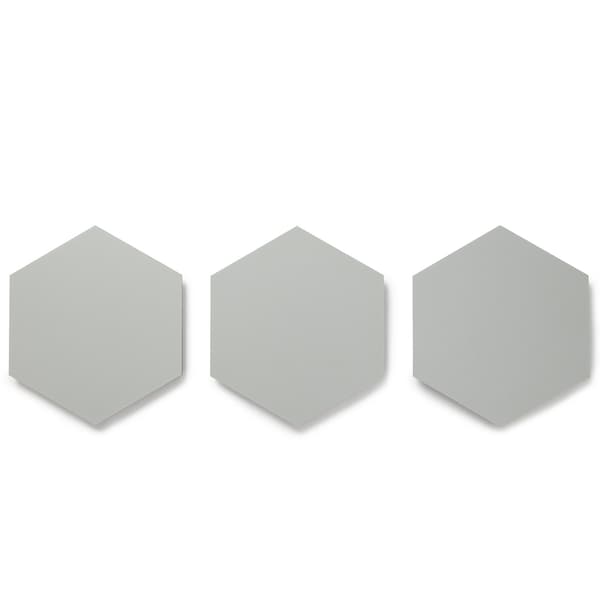Lucida Surfaces LUCIDA SURFACES, MosaiCore Mist Hexagon 8.8 in. x10.375 in. 3mm 28MIL Glue Down Luxury Vinyl Tiles (12.25 sq.ft), 25PK - SC-4105