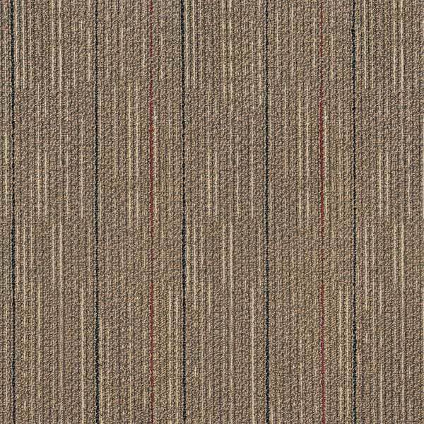 Zoro Select Carpet Tile, 19-11/16in. L, Brown, PK20 - 31HL79
