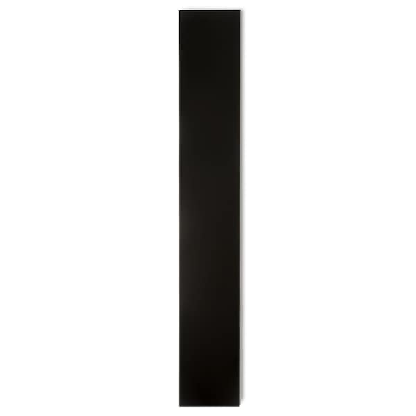 Lucida Surfaces LUCIDA SURFACES, MaxCore Piano Black 7 5/16 in. x48 in. 5.8mm 22MIL Interlocking Luxury Vinyl Planks , 10PK - MC-513