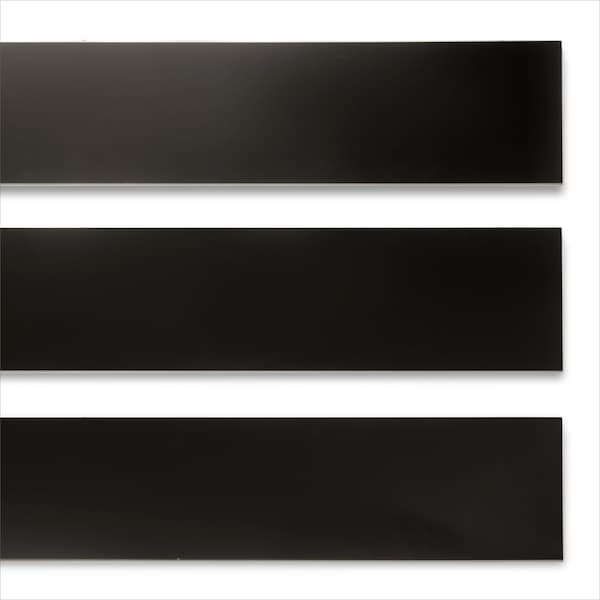 Lucida Surfaces LUCIDA SURFACES, MaxCore Piano Black 7 5/16 in. x48 in. 5.8mm 22MIL Interlocking Luxury Vinyl Planks , 10PK - MC-513