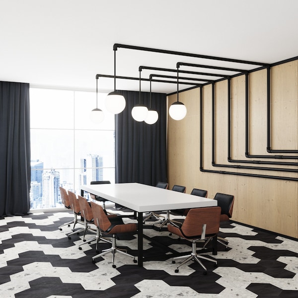 Lucida Surfaces LUCIDA SURFACES, MosaiCore Bone Quartz Hexagon 8.8 in. x10.375 in. 3mm 28MIL Glue Down Luxury Vinyl Tiles , 99PK - SC-4154PLT