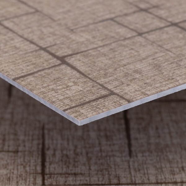 Lucida Surfaces LUCIDA SURFACES, FabCore Rustic Deco 12 in. x 24 in. 3mm 28MIL Glue Down Luxury Vinyl Tiles (36 sq.ft), 18PK - FC-3801