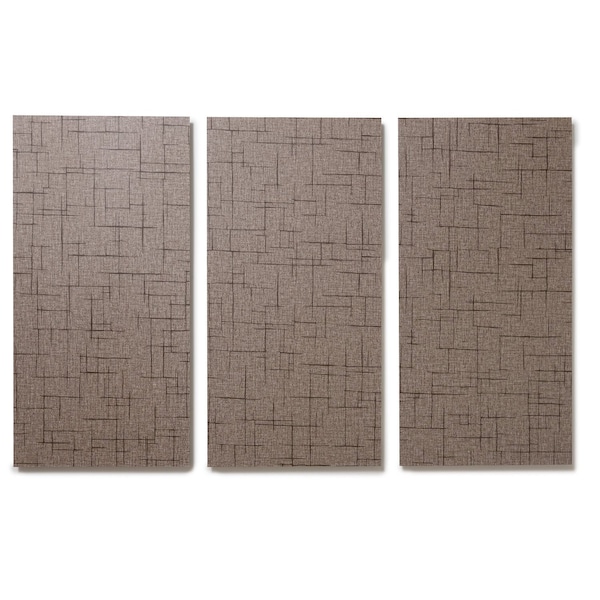 Lucida Surfaces LUCIDA SURFACES, FabCore Rustic Deco 12 in. x 24 in. 3mm 28MIL Glue Down Luxury Vinyl Tiles (36 sq.ft), 18PK - FC-3801